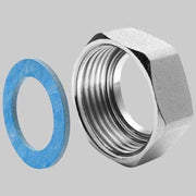 DADO IN OTTONE CON GUARNIZIONE PER TUBO CSST - Dn 20-1'' Acqua/Gas - 1 confezioni - PSP