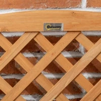 Fioriera da Esterno a Mezza Botte in Legno d'Abete con Design Verticale Rialzato, 45x45x80 cm
