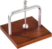 Servizio da tavola in legno, servizio da tavola multifunzionale con braccio in metallo, contenitore per serviette in posizione verticale per tavolo da pranzo, decorazione per la casa, per uso domestico, cucina, ufficio, ristorante - argento