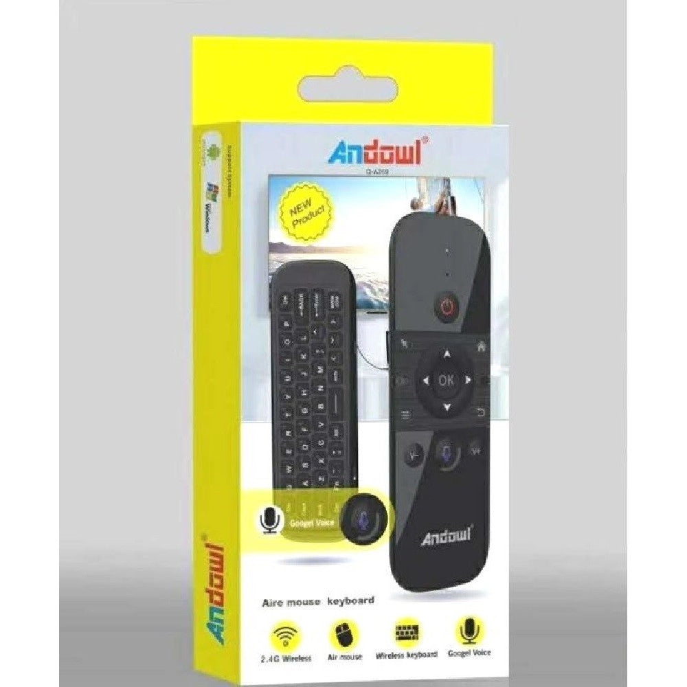 Trade Shop - Telecomando Controllo Remoto Tastiera Wireless Air Mouse Q-a259 Per Box Smart Tv -
