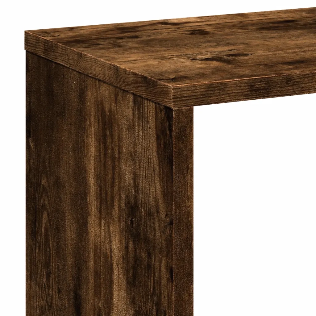 vidaXL Libreria Divisorio Rovere Fumo 67x25x161,5 cm in Truciolato
