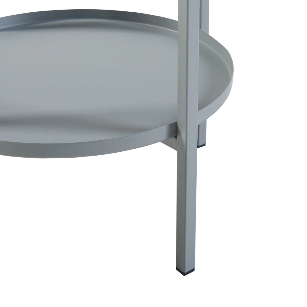Stand Portapiante Altena 94,5 x 27 x 27 cm Metallo Grigio scuro [en.casa]