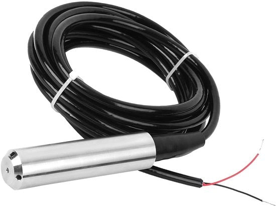 Sensore di Livello Liquido IP68 - Flessibile in Acciaio Inossidabile - Alimentazione DC 24 V - Segnale 4-20 mA - Portata 0-3 Metri