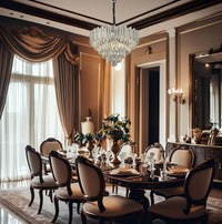 Lampada Cristal G051-cp 50cm Chrome