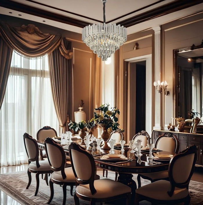 Lampada Cristal G051-cp 50cm Chrome