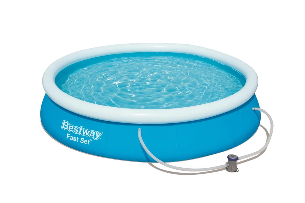 BESTWAY FAST SET PISCINA GONFIABILE FUORI TERRA CON POMPA E FILTRO 366 X 76 CM