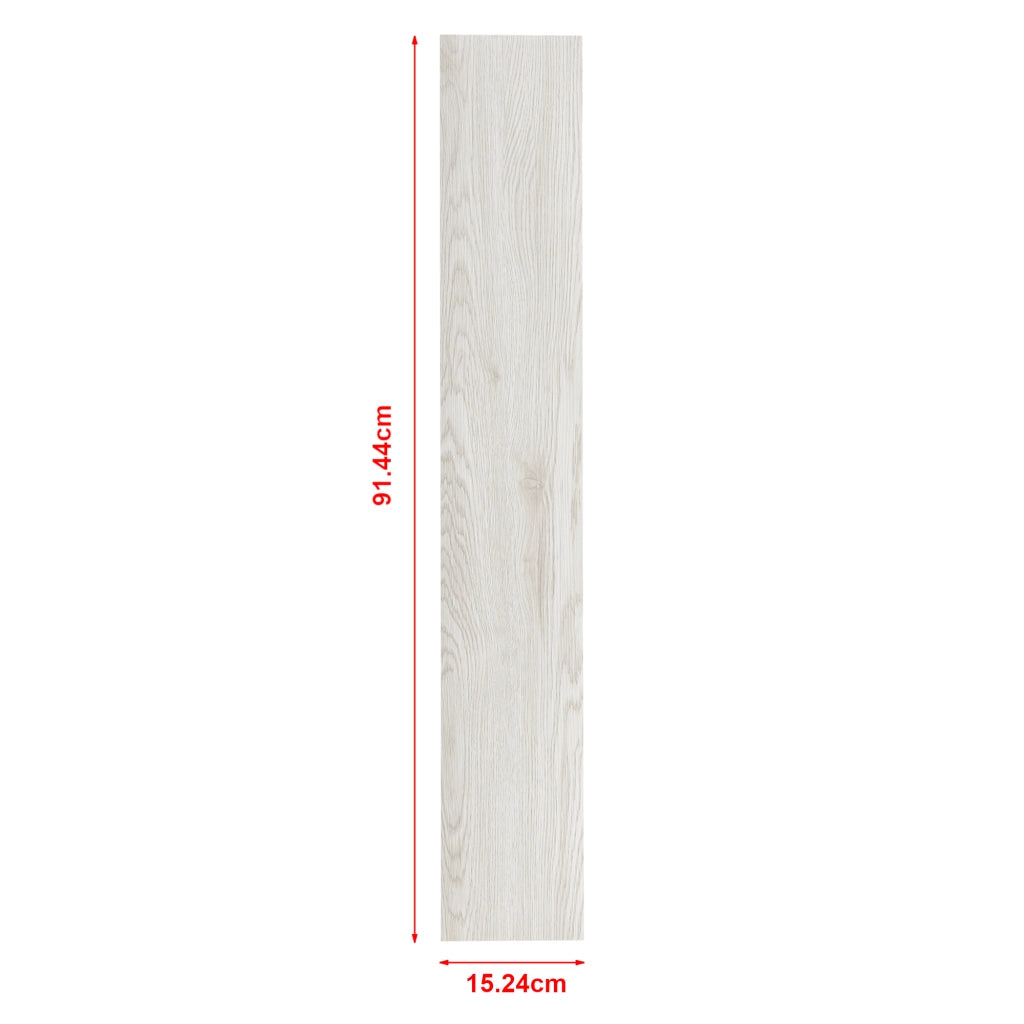 Piastrelle Adesive Vanola in PVC per Spazi Interni 28 listoni = 3,92 m² Effetto Quercia Bianca NEU.HOLZ