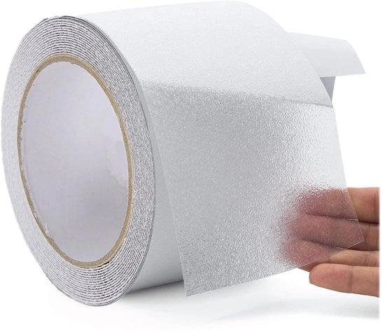 Nastro antiscivolo trasparente autofibro 5 cm x 20 m - acqua e aderenza sicura