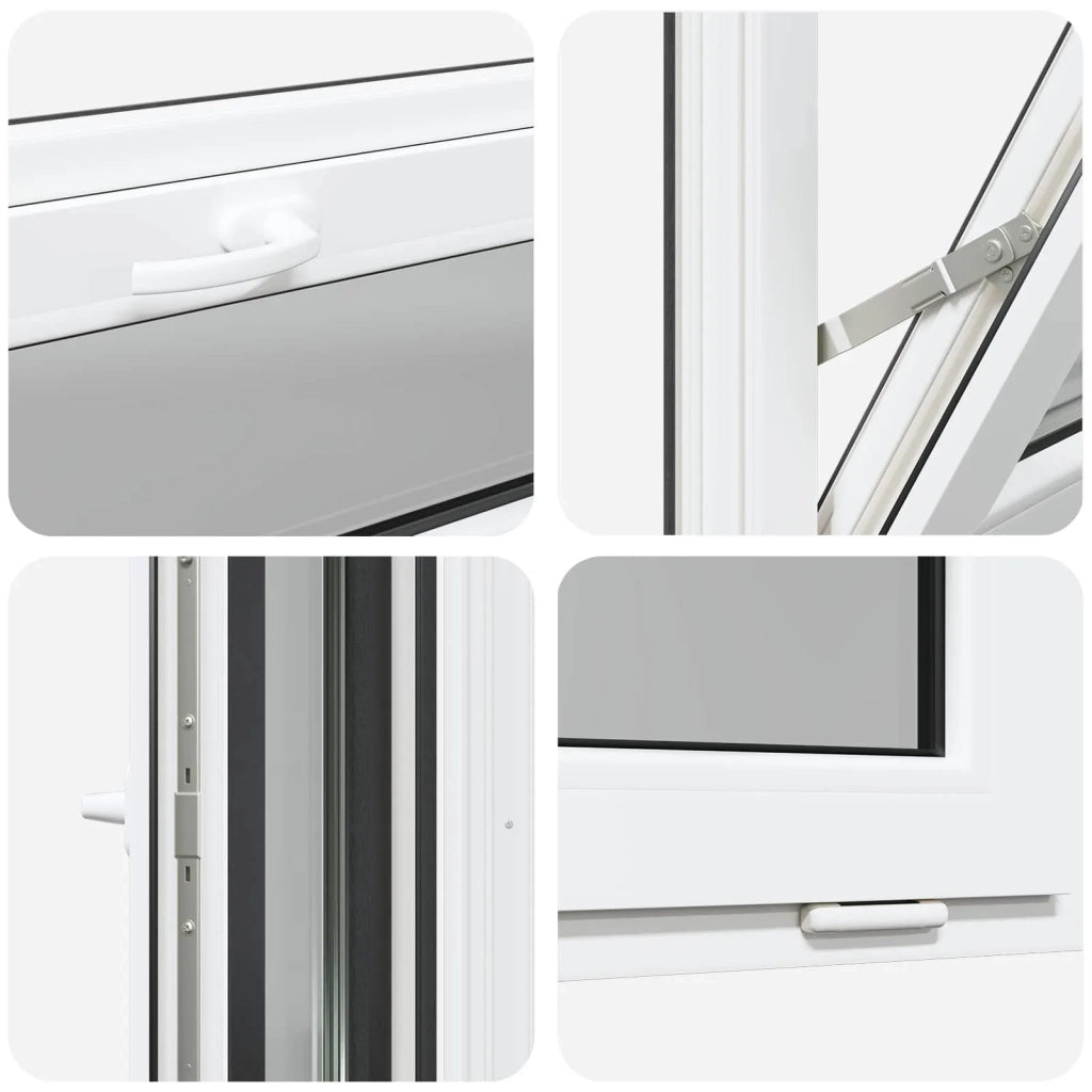 Finestra per Soffitta RISOR 110 x 40 cm PVC e Vetro Antracite CFW6507386