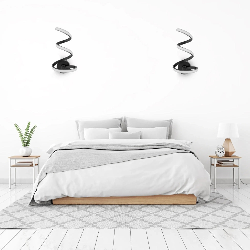 Lampada Led Spring Up App829-w Black Matt