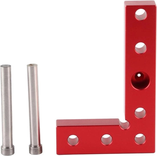 Strumento per lavorazione del legno per trovare il centro dei pezzi quadrati - Precisione marcatura quadrata a 90 gradi centrofinder