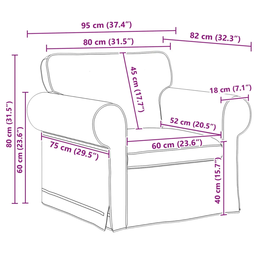 Set di divani 2 pcs Grigio chiaro 215 x 82 x 80 cm Tessuto