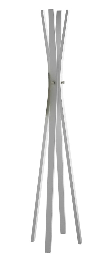 Attaccapanni Herdasa legno di faggio finitura bianco 182x42x42