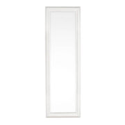 Specchio da Parete con Cornice in Legno Rettangolare Argento - ALLIN