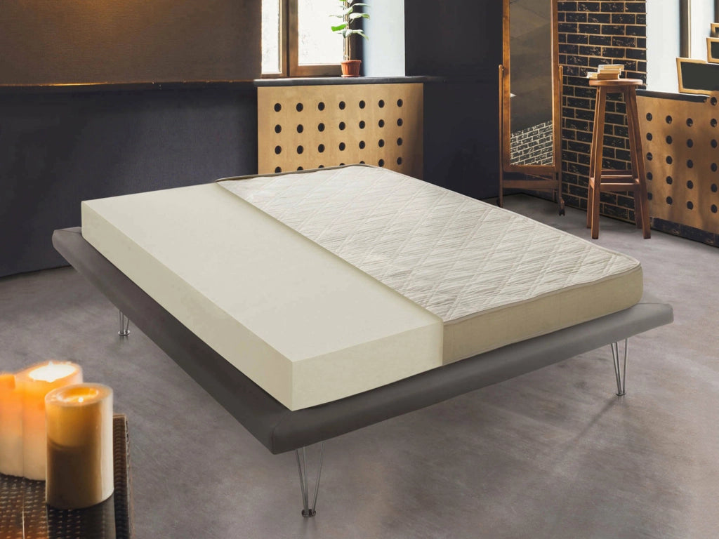 Materasso matrimoniale Marcella, Materasso in Waterfoam, 100% Made in Italy, Antiacaro e Anallergico, cm 160x190 h14