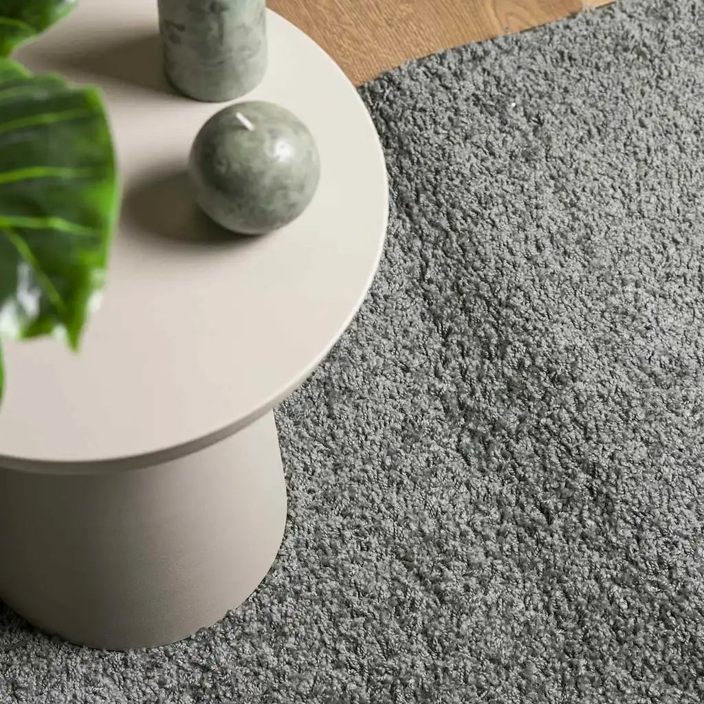 Tappeto del soggiorno | Tappeto Shaggy PAMPLONA a Pelo Lungo Moderno Verde 80x150 cm