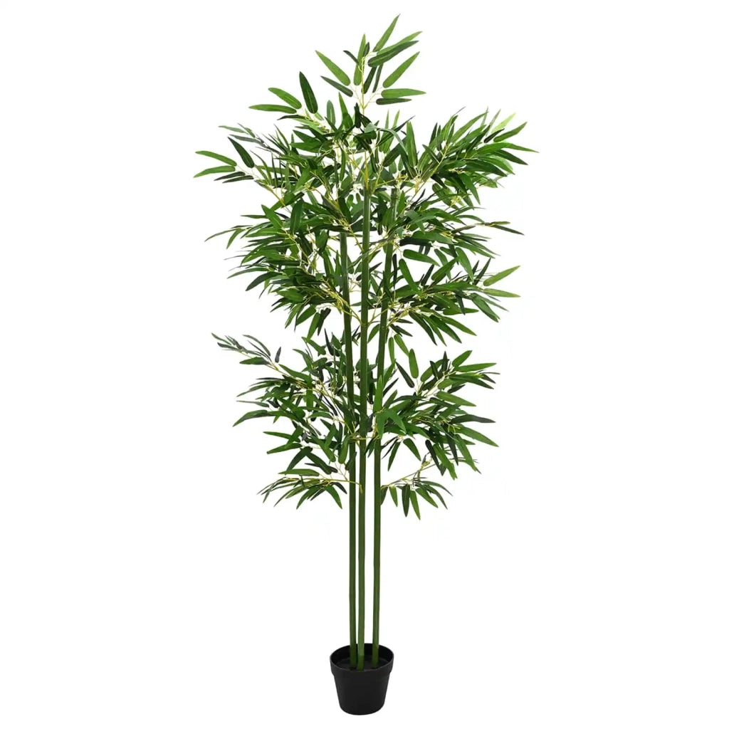 Albero di Bambù 2 pcs Verde 45 x 18 x 175 cm Tessuto e Bambù