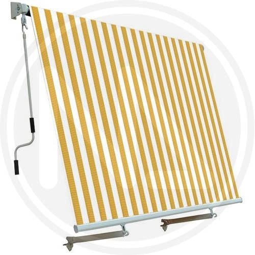 TENDA DA SOLE PER BALCONE A CADUTA CON BRACCI DI SUPPORTO MT.2,5x2,5
