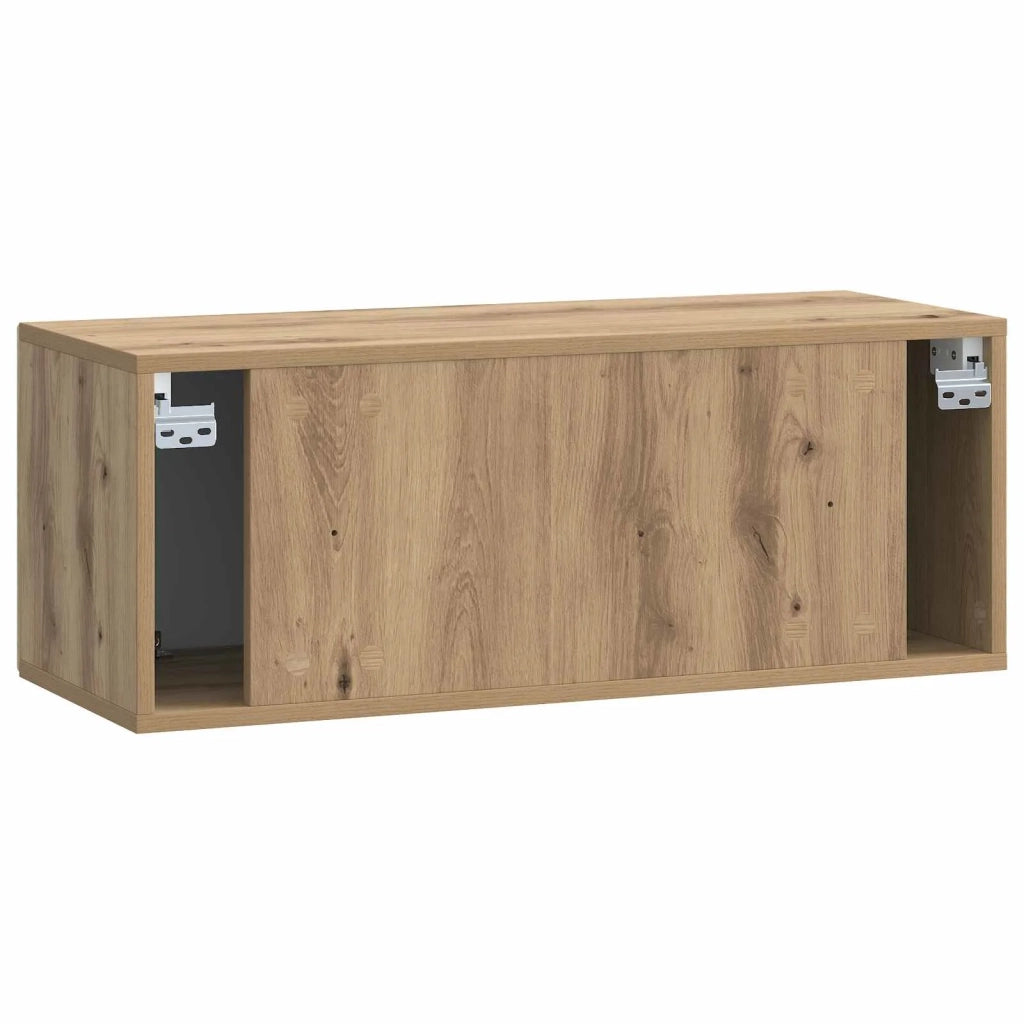 Mobile Porta TV da Muro Rovere Artigianale 78,5 x 31 x 30 cm