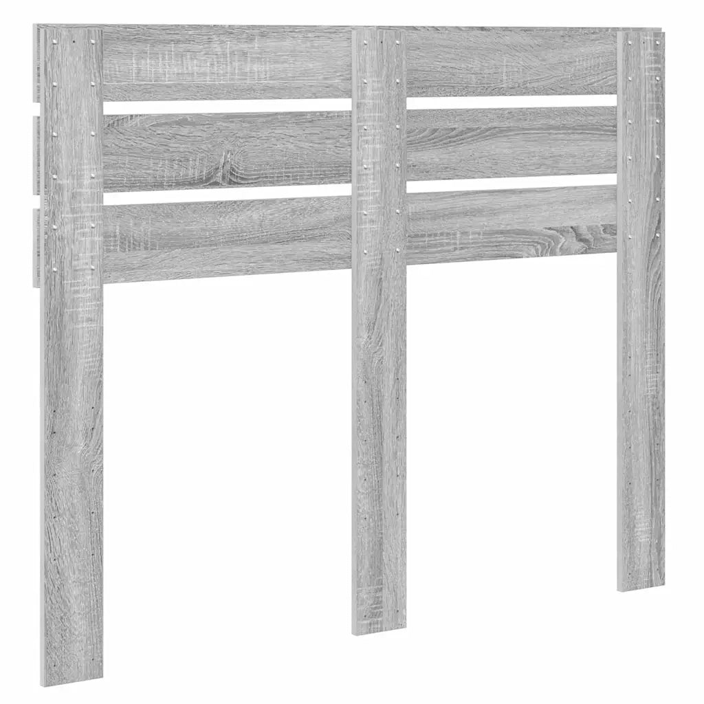 Testiera-Testata-Testiera Decorativa Grigio Sonoma 135 cm Legno multistrato 135550