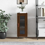 Credenza Rovere Marrone 34,5x34x90 cm in Legno Multistrato 828771