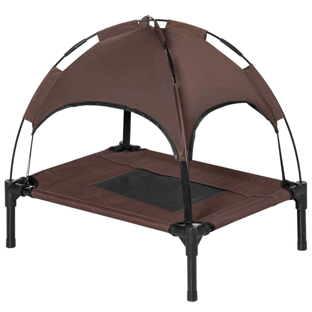 Letto per Cani con Baldacchino ¨C zephmum ¨C Marrone e Nero