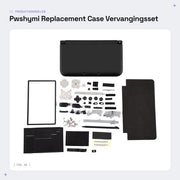 Sostituzione del Contenitore - Kit di Sostituzione per 3DS XL - Solido e Compattabile - Nero - Contenitore Professionale - Adatto per Console - Compatibile con 3DS XL
