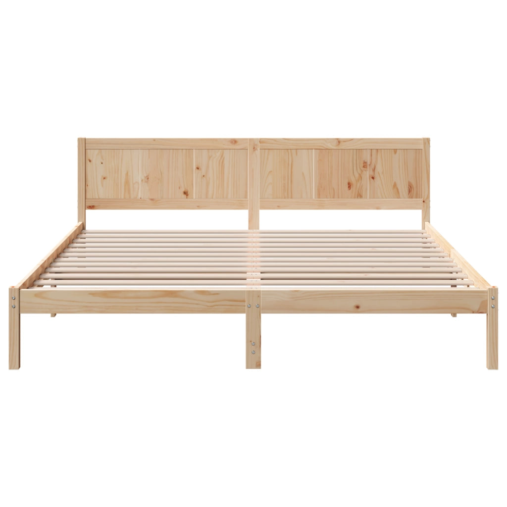 Struttura Letto in Pino Legno naturale Legno massello di pino