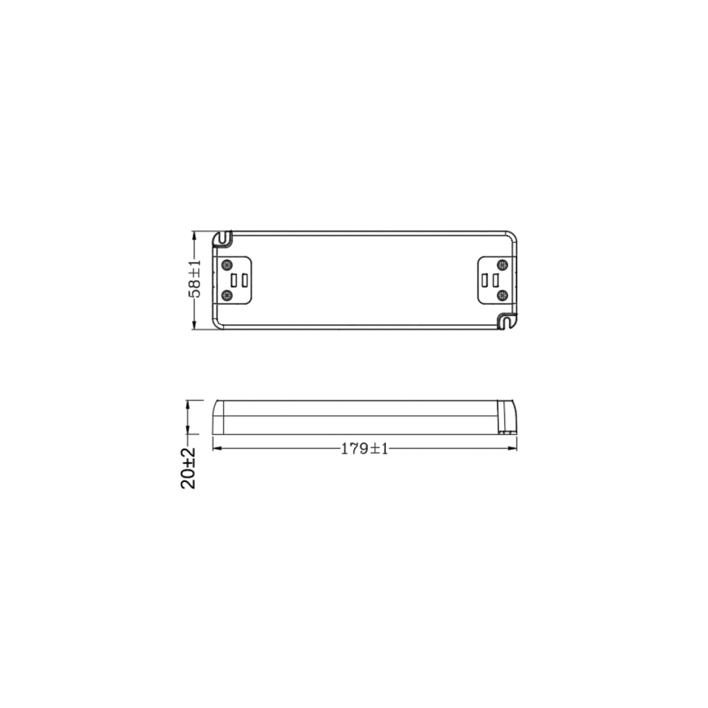 Alcapower Alimentatore Switching 12V 132W 11A per Illuminotecnica IP20 con protezioni integrate da cortocircuito e sovraccarico Slim Design