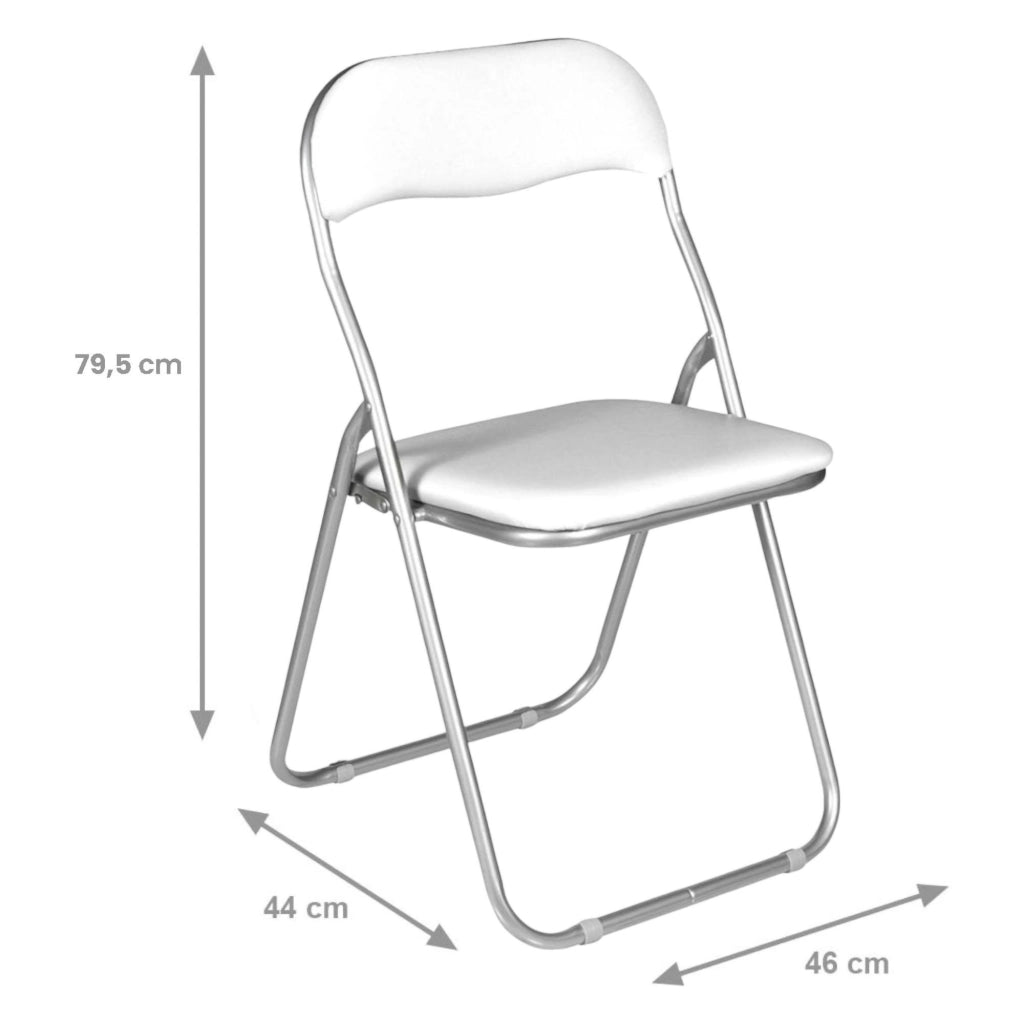 Antenore, set di Sedie 10 Sedie, Bianco