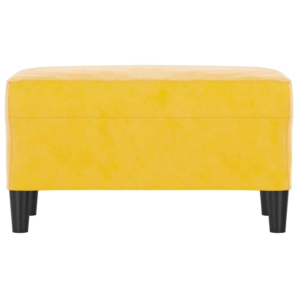 Panca/panca 70 x 35 x 41 cm velluto giallo 02_0010488
