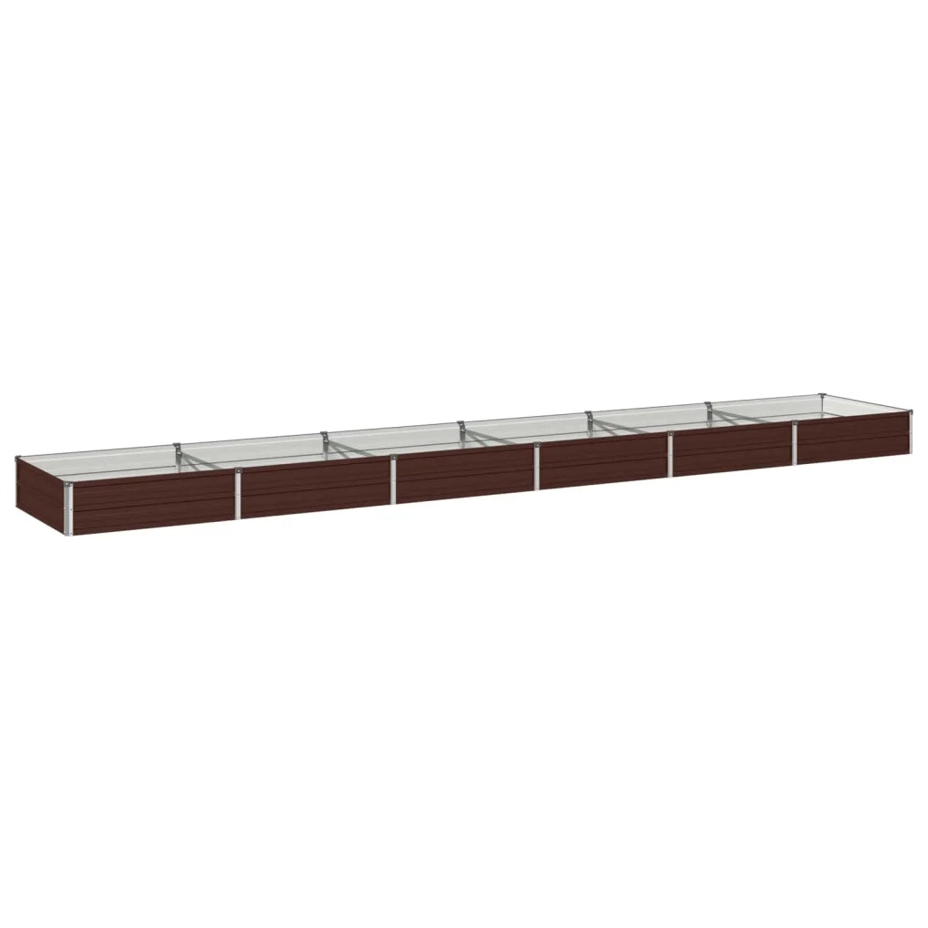 Letto rialzato da giardino Marrone 480 x 80 x 24 cm 8006520