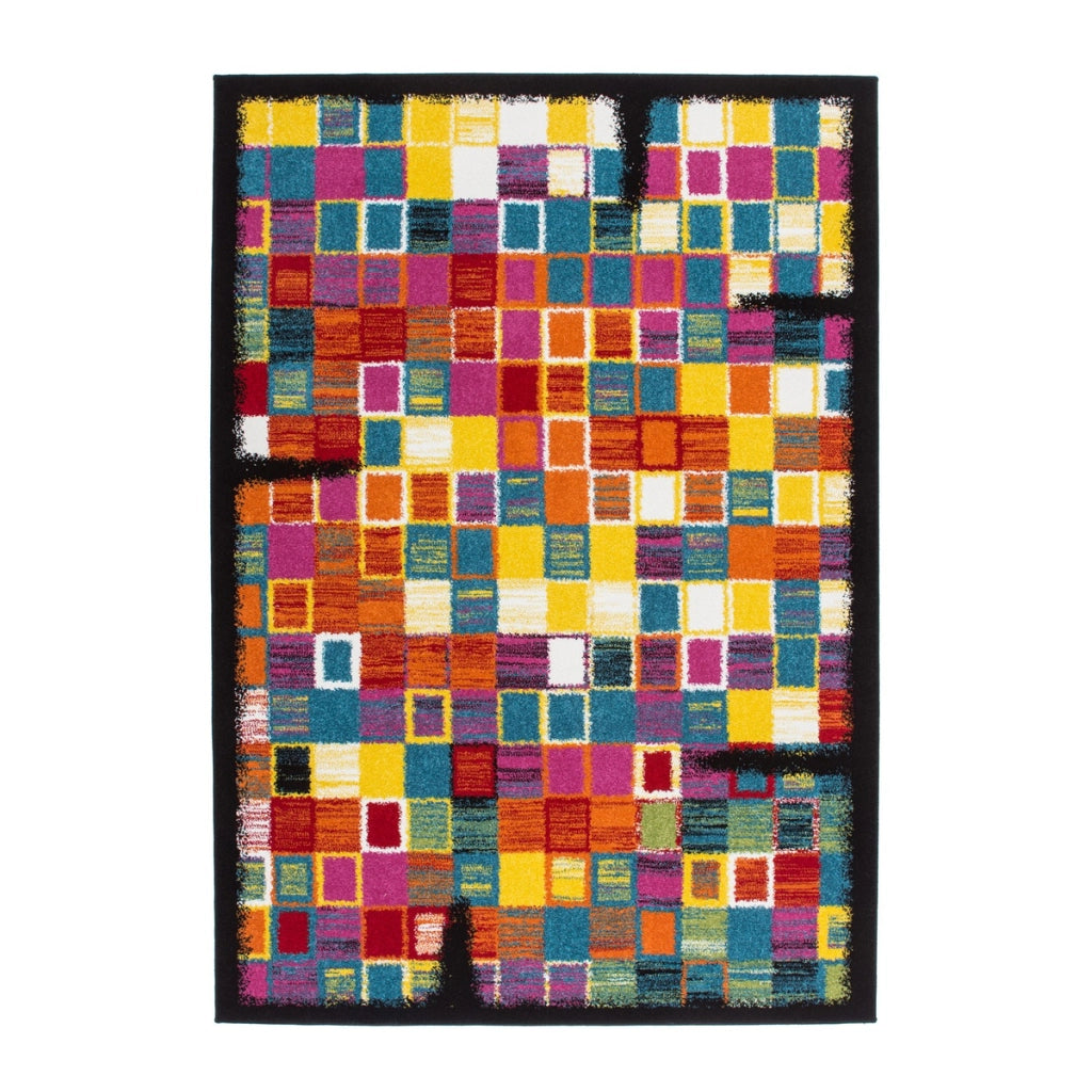 Tappeto a pelo corto Caribbean multicolor 200x290 cm