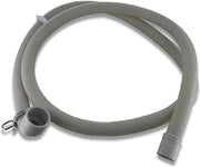 Afvoerslang universale 1,8 m, diametro 30/20 mm, adatta per lavastoviglie e lavatrice, con anello di fissaggio