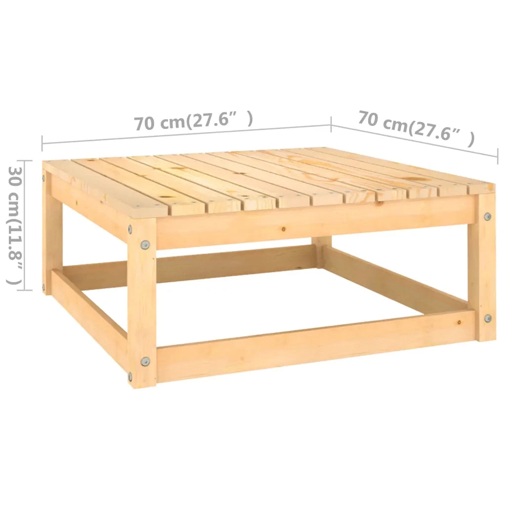 Set Divani da Giardino 3 pz con Cuscini Legno Massello di Pino cod mxl 42014