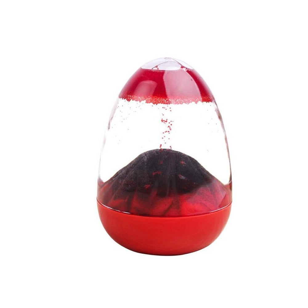 Trade Shop - Clessidra In Vetro Con Effetto Eruzione Vulcano Liquido Idea Regalo Decorazione -
