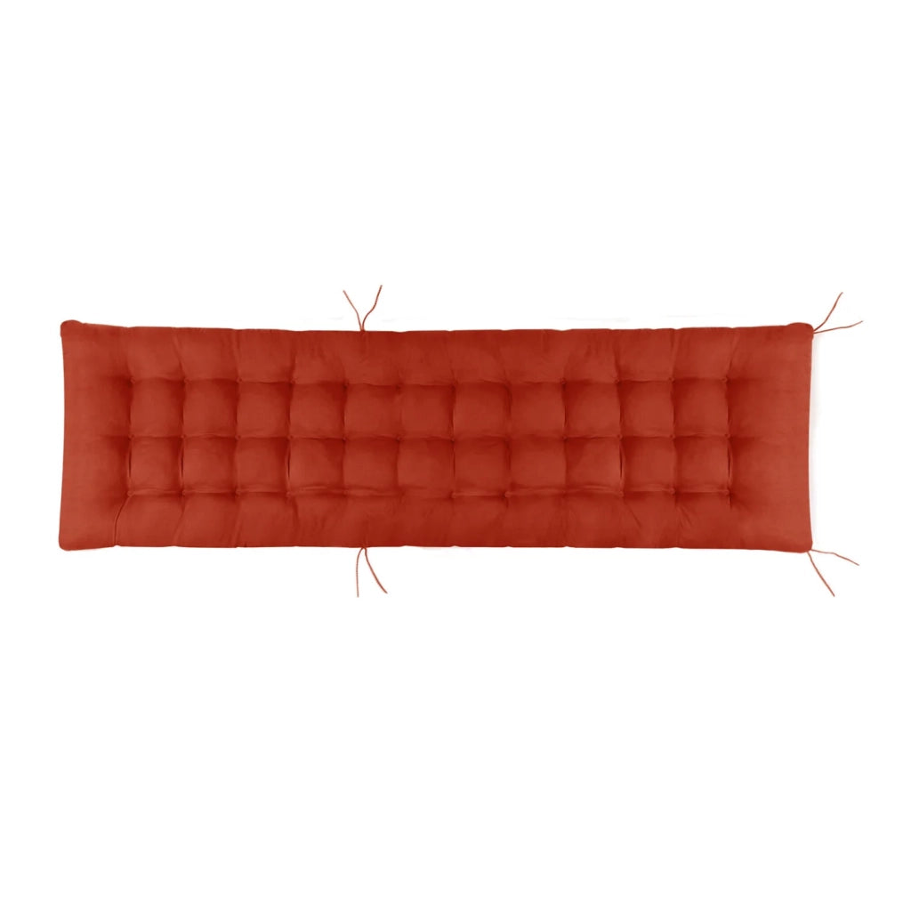 IDMarket - Set di 2 cuscini universali per sdraio ADAM 180 cm in terracotta