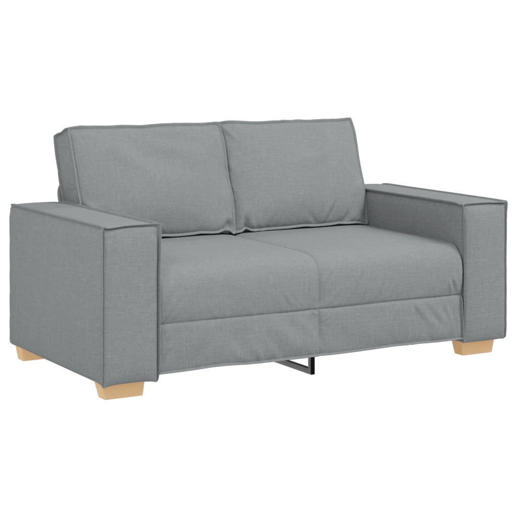 Set di divano 3 pezzi con cuscini Grigio chiaro