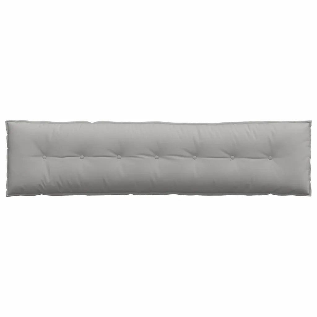 Cuscino per Schiena Grigio Nuvola 200 x 19 x 50 cm Tessuto