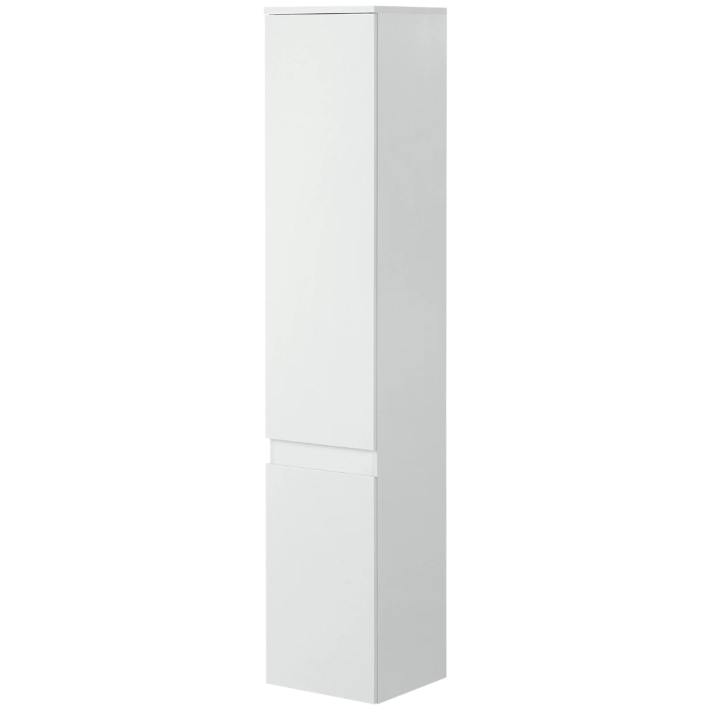 Colonna bagno 2 ante 3 ripiani regolabili ¨C zephmum ¨C bianco 30x28x152.5 cm