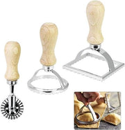 Taglierino per ravioli - Acciaio inossidabile - Set di 3 forme di stampo - Diversi modelli