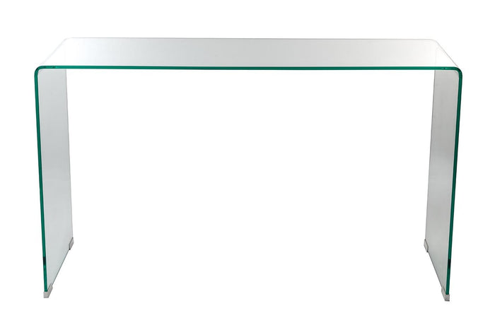 Tavolino Rettangolare in Vetro 120x40x72cm TFT Glass Trasparente