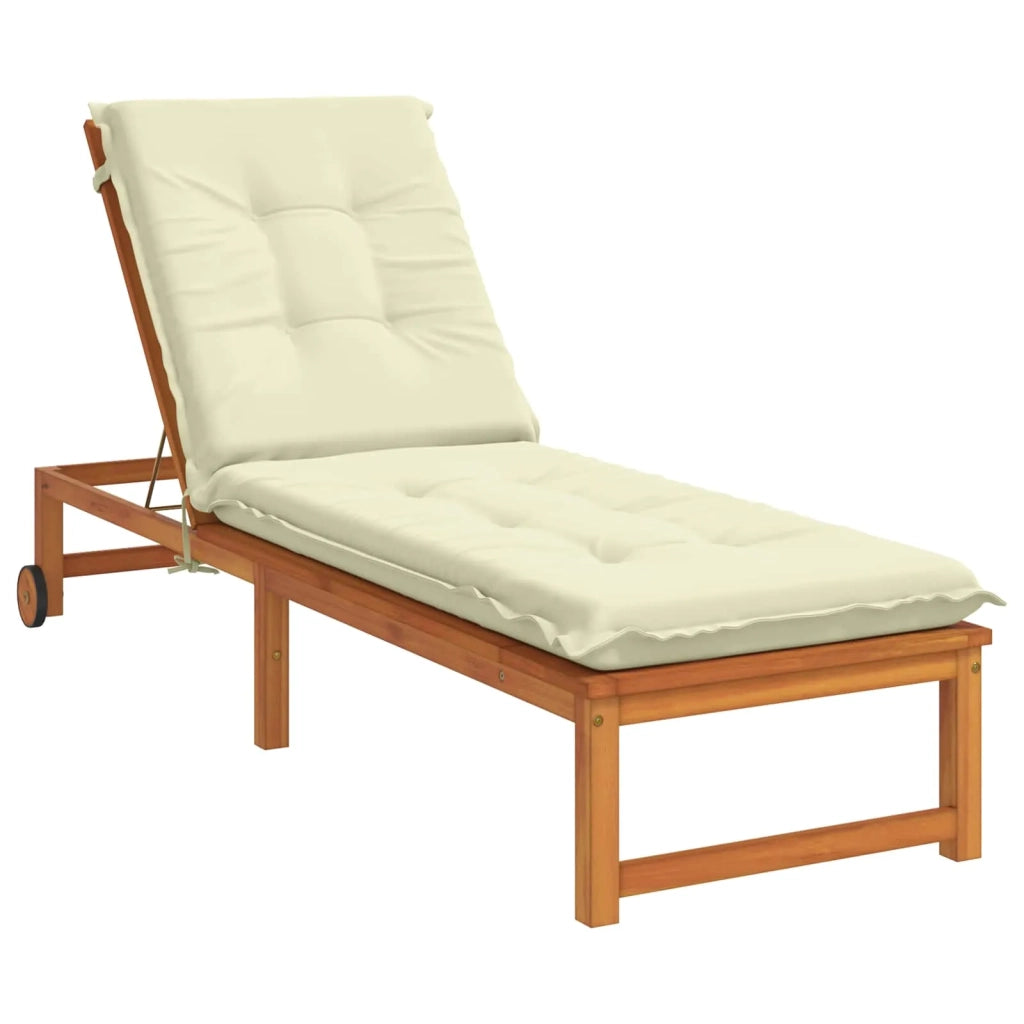 Cuscino per Lettino GEMERT 100% Poliestere Crema 947357