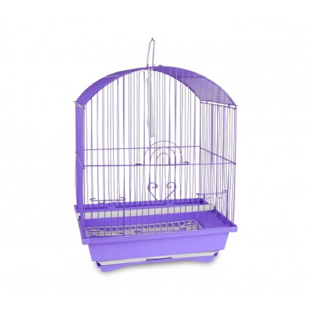 Trade Shop - Gabbia Per Uccelli 43.5 X 28.5 X 22 Cm Di Piccole Dimensioni Mangiatoie Incluse -