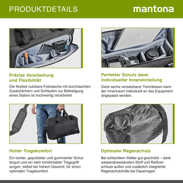 Mantona borsa fotografica Doctor Bag