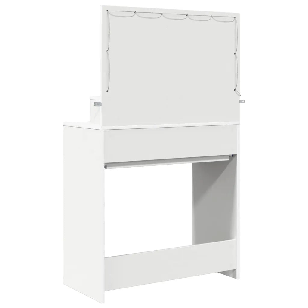 Tavoli da Trucco per Camera da Letto Bianco 80 x 39,6 x 135 cm