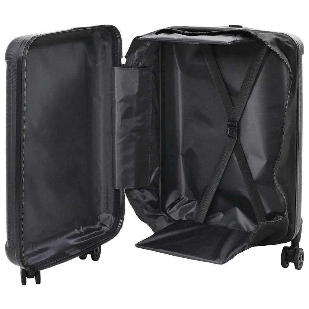 Valigia con blocco Nero 34 x 23 x 55.5 cm Plastica ABS 42006226