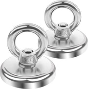 Vistacce a Magneetto 32mm - Magneetto Neodymium con Foro - Anello a Magneetto con Occhio per Armadi a Serratura Vistacce Magneetto per Garage