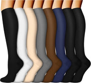 8 paia di guanti compressori per donne e uomini, guanti compressori sostenitori per corsa e atletica (L-XL)