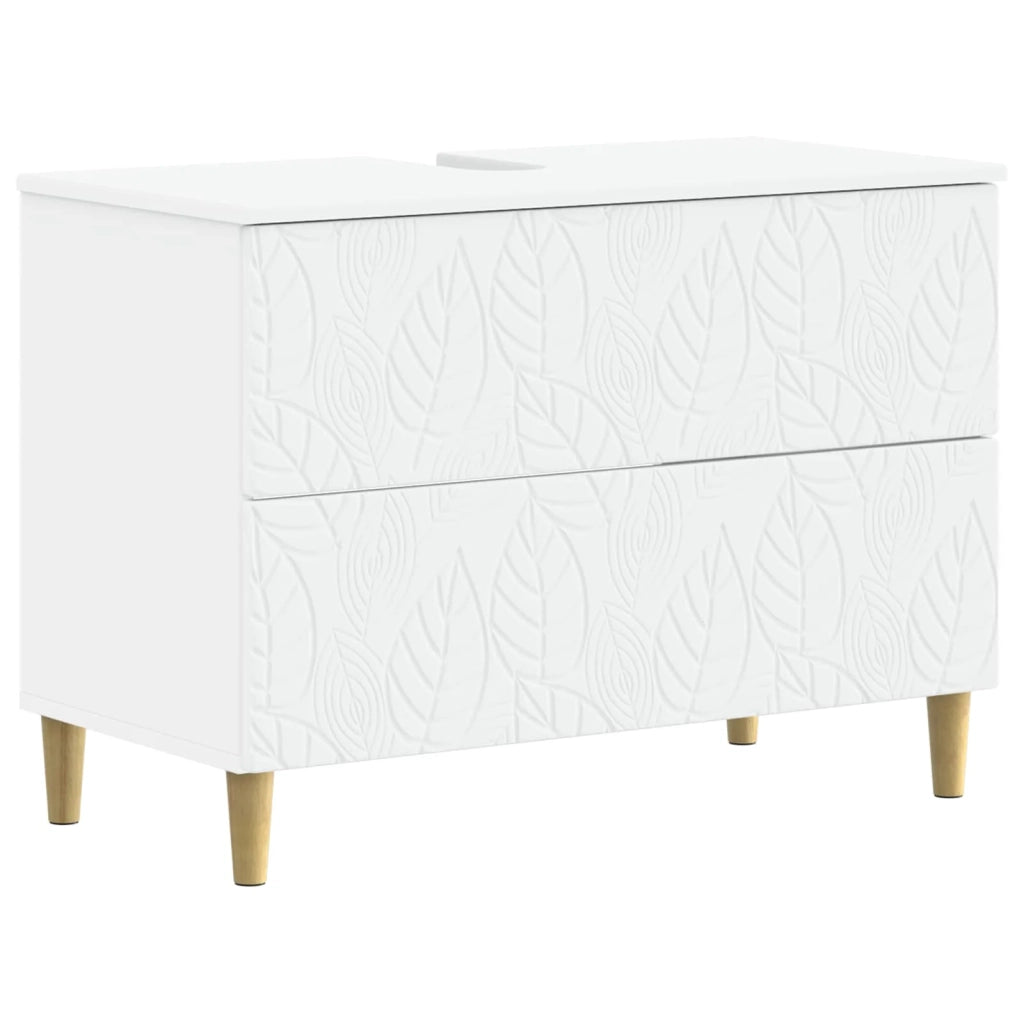 Armadio per Lavabo da Bagno DELFT Bianco 82 x 41 x 59 cm 897015